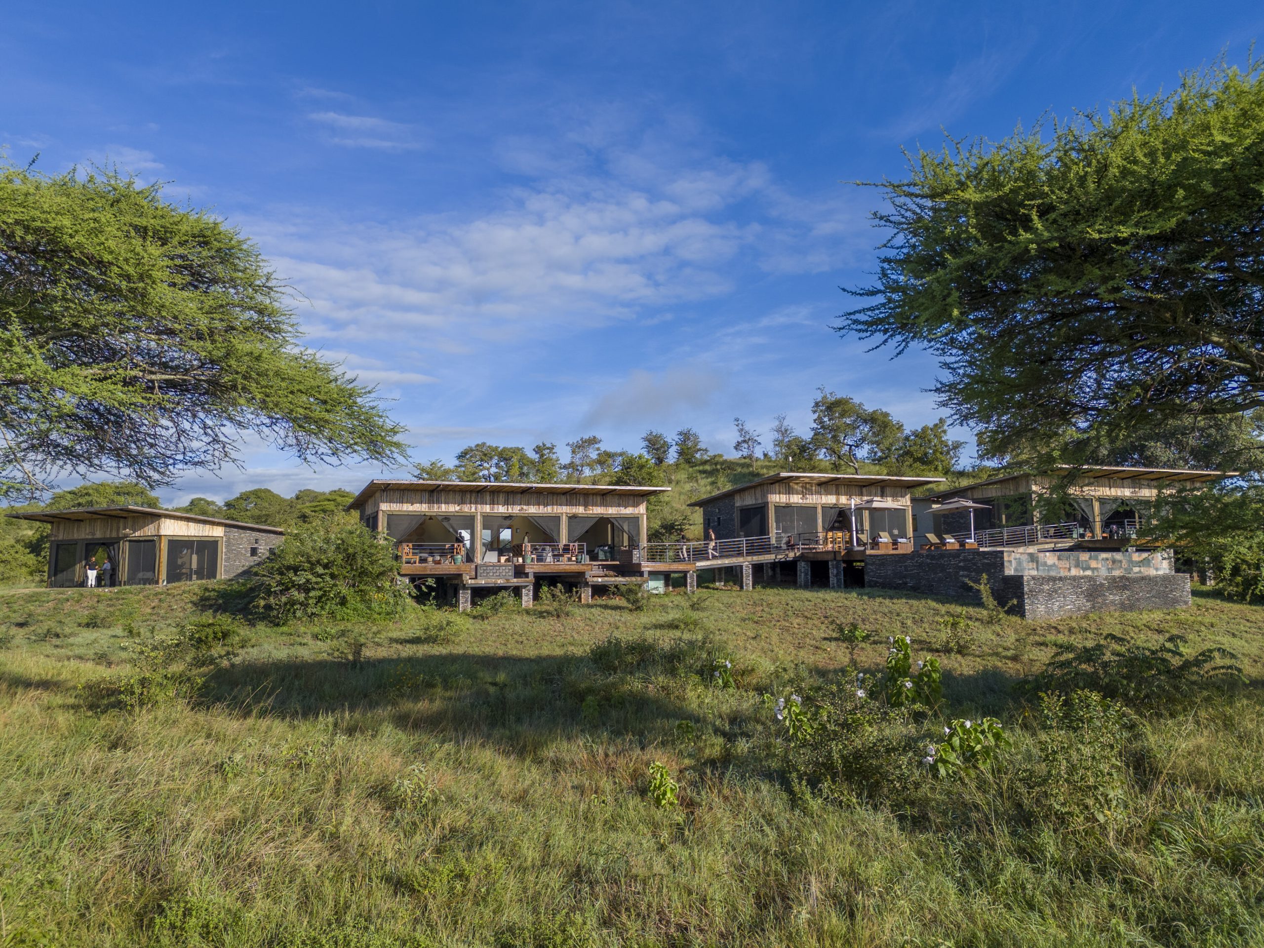 Elephant Springs tent exterior in Tarangire